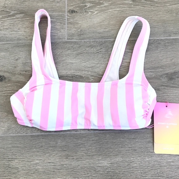 Stoney Clover Lane Other - Stoney clover lane for target white pink striped bikini top
